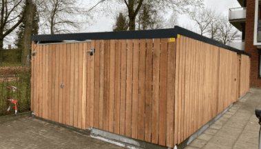 Houten berging
